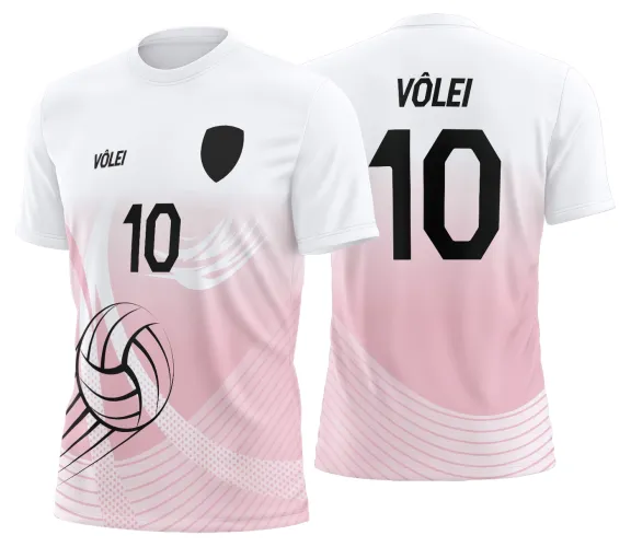 Arte Vetor Camisa de Vôlei Personalizado Moderno