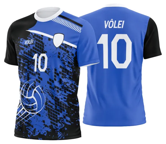 Arte Vetor Camisa de Vôlei Personalizado Moderno