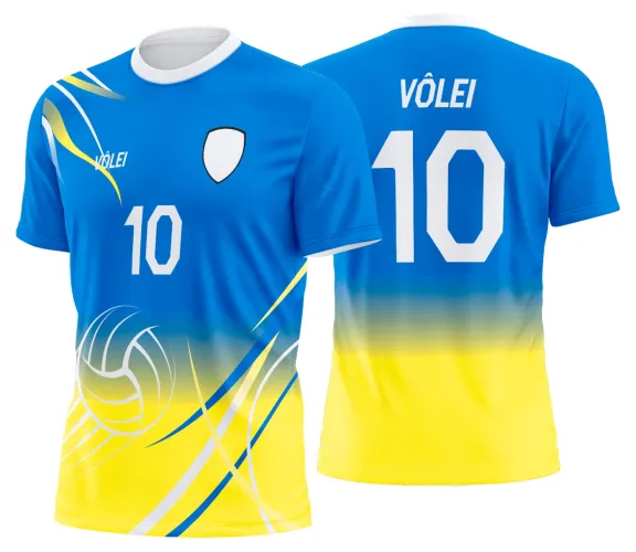 Arte Vetor Camisa de Vôlei Personalizado Moderno
