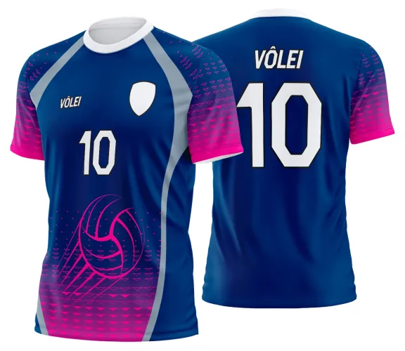 Arte Vetor Camisa de Vôlei Personalizado Moderno