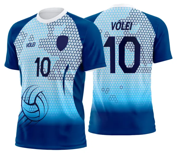 Arte Vetor Camisa de Vôlei Personalizado Moderno