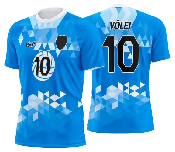 Arte Vetor Camisa de Vôlei Personalizado Moderno