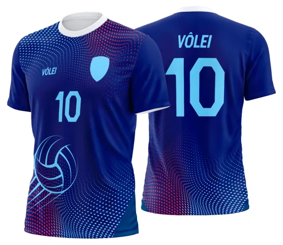 Arte Vetor Camisa de Vôlei Personalizado Moderno