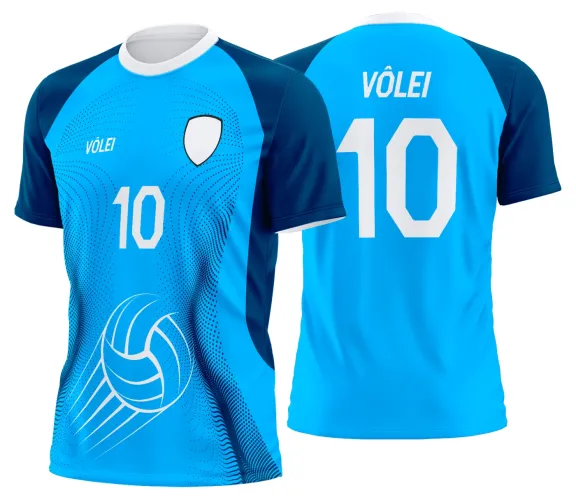 Arte Vetor Camisa de Vôlei Personalizado Moderno
