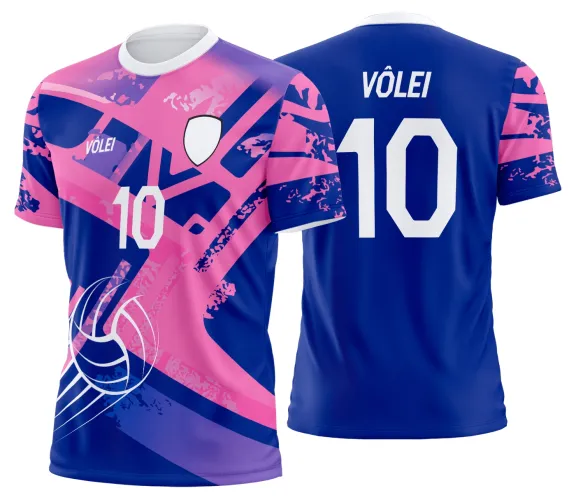 Arte Vetor Camisa de Vôlei Personalizado Moderno