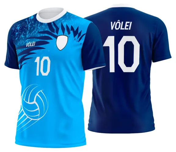 Arte Vetor Camisa de Vôlei Personalizado Moderno