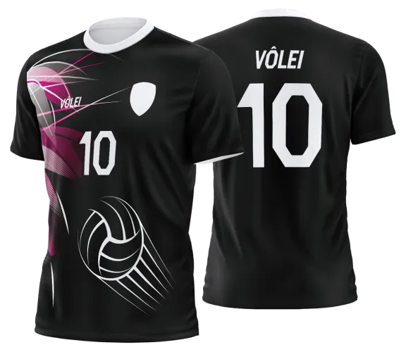 Arte Vetor Camisa de Vôlei Personalizado Moderno