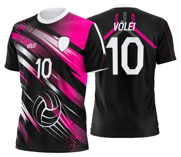 Arte Vetor Camisa de Vôlei Personalizado Moderno