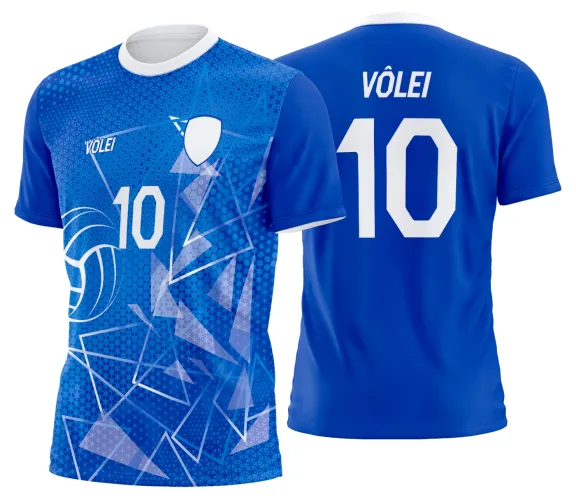 Arte Vetor Camisa de Vôlei Personalizado Moderno