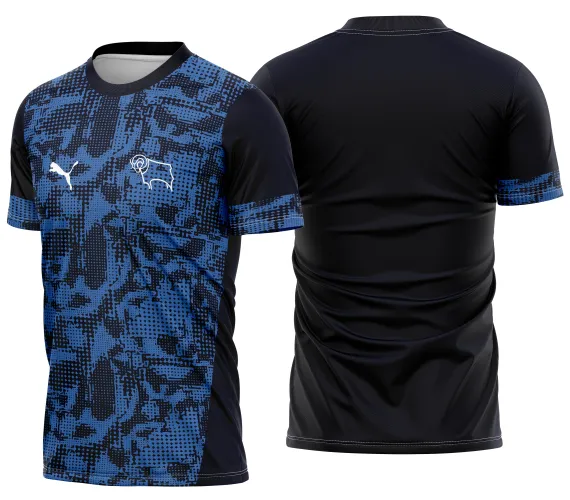 Arte Vetor Camisa Derby County Entreno 2025-2026