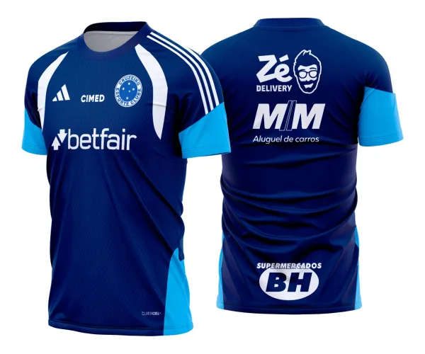 Arte Vetor Camisa do Cruzeiro Treino 2026