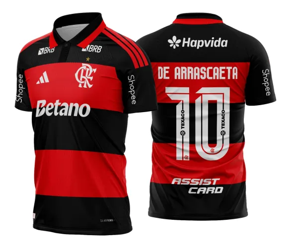 Arte Vetor Camisa do Flamengo 2026