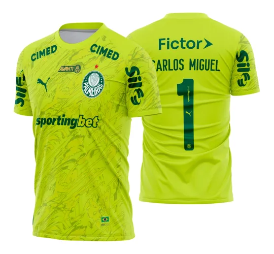 Arte Vetor Camisa do Palmeiras Goleiro 2026