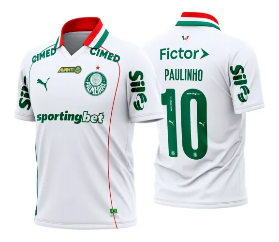 Arte Vetor Camisa do Palmeiras Reserva 2026