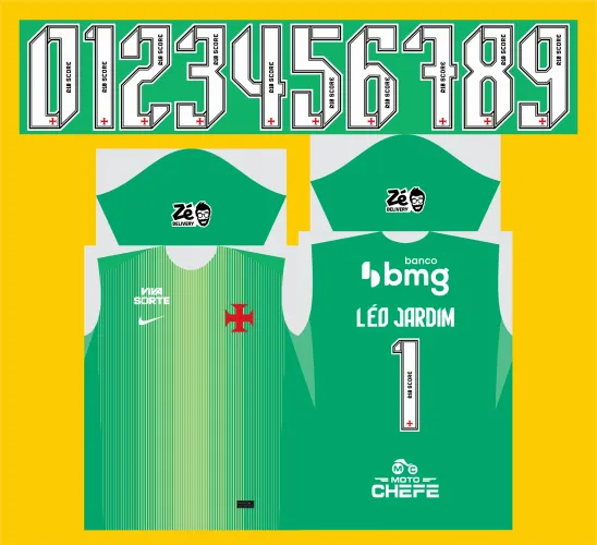 Arte Vetor Camisa do Vasco Goleiro 2026