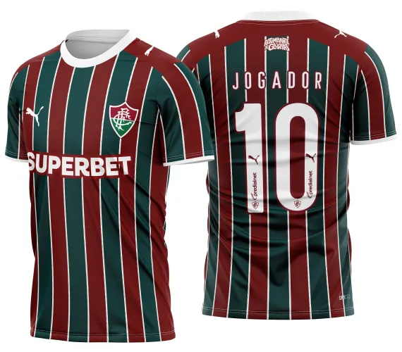 Arte Vetor Camisa Fluminense Titular 2026