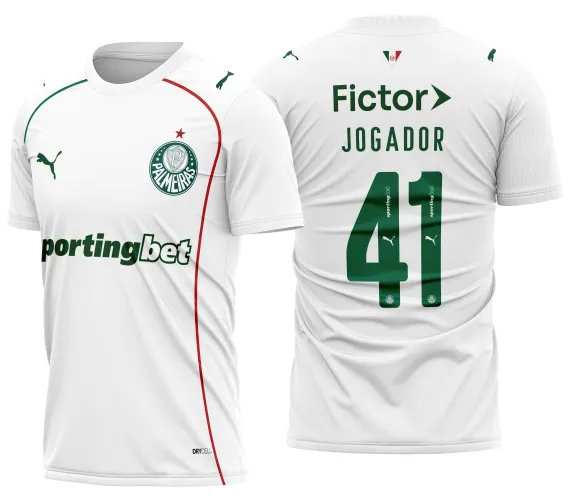 Arte Vetor Camisa Palmeiras Reserva 2026