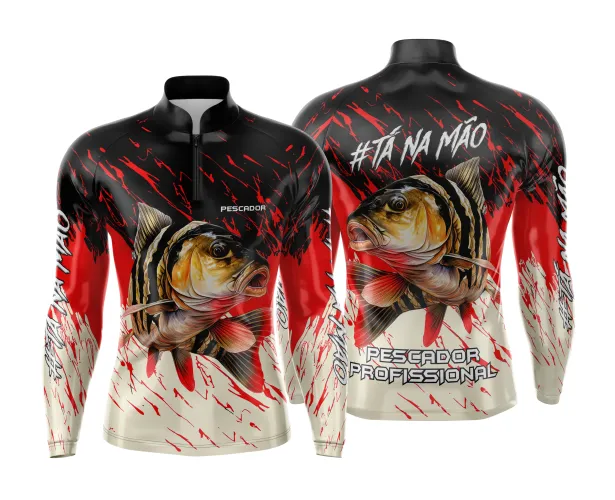 Arte Vetor Camisa Pesca Esportiva