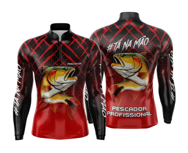 Arte Vetor Camisa Pesca Esportiva