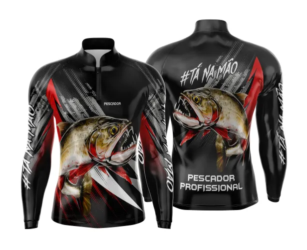 Arte Vetor Camisa Pesca Esportiva