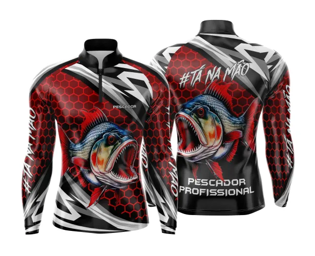 Arte Vetor Camisa Pesca Esportiva