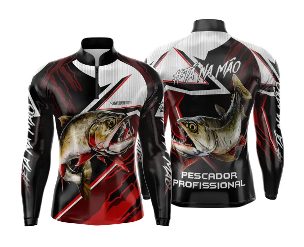 Arte Vetor Camisa Pesca Esportiva