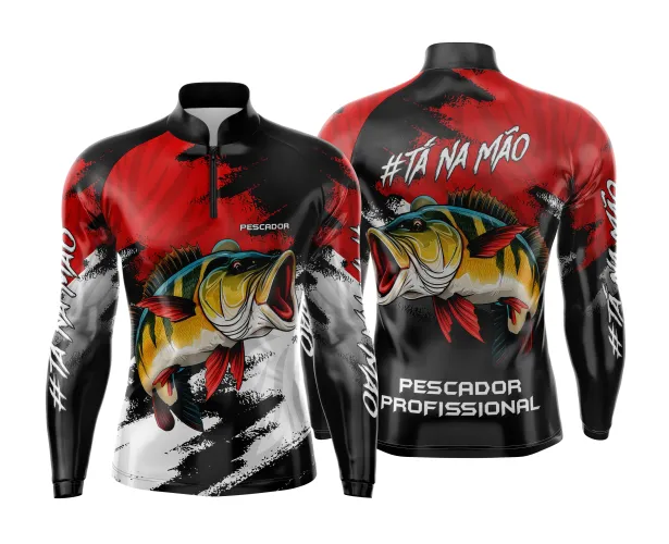 Arte Vetor Camisa Pesca Esportiva