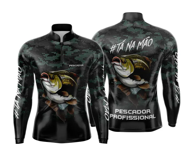 Arte Vetor Camisa Pesca Esportiva