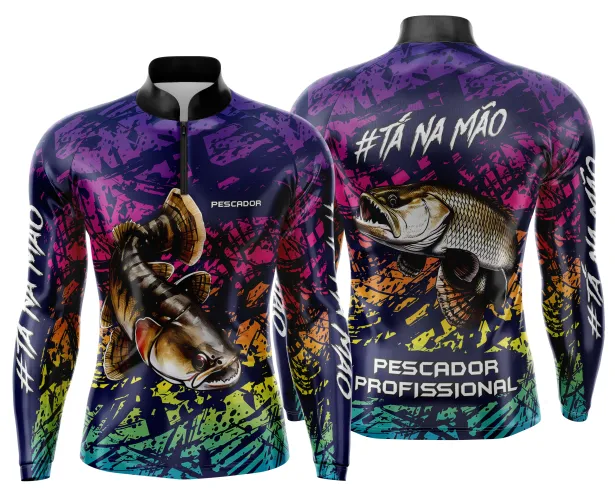 Arte Vetor Camisa Pesca Esportiva