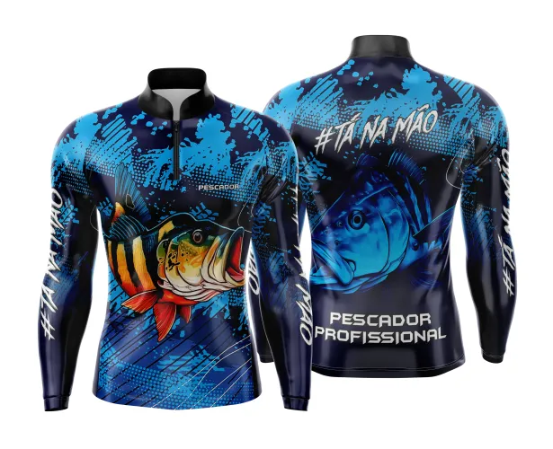 Arte Vetor Camisa Pesca Esportiva