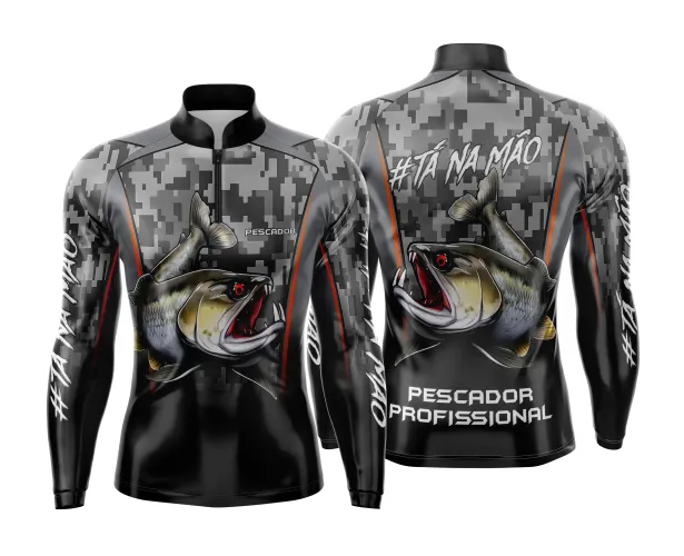 Arte Vetor Camisa Pesca Esportiva