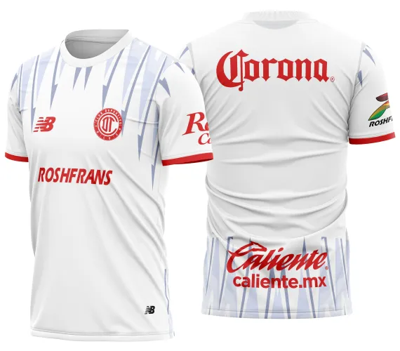 Arte Vetor Camisa Toluca Portero 2025-2026